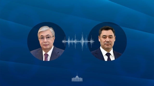 Kazakh, Kyrgyz presidents hold telephone conversation