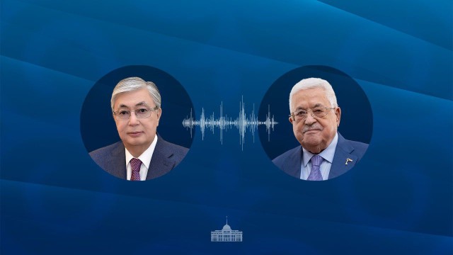 Kazakistan ve Filistin Devlet başkanları telefon görüşmesi gerçekleştirdi