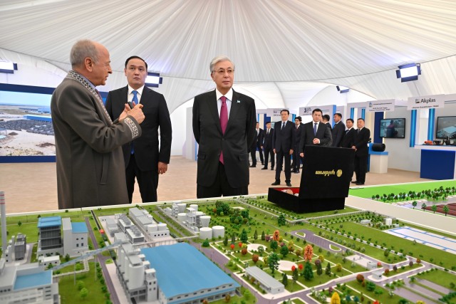 Devlet Başkanı’nın Jambıl iline çalışma ziyareti