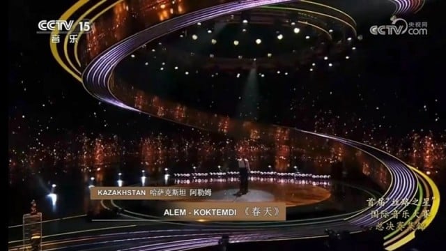 Silk Way Star, Çin Merkez Televizyonu yayınında gösterildi