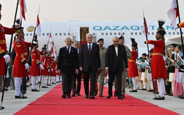 Kazakh President arrives in Pakistan for state visit