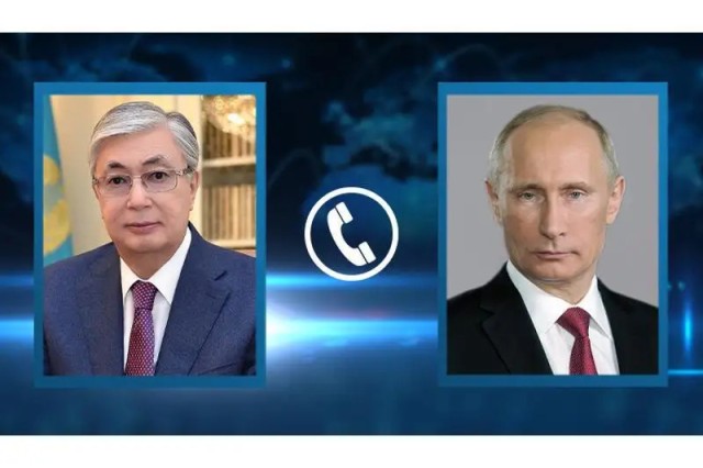 Состоялся телефонный разговор президентов Казахстана и России
