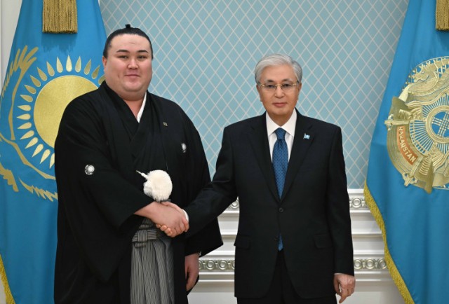 К.Токаев сумочу Ерсин Балтагулду кабыл алды
