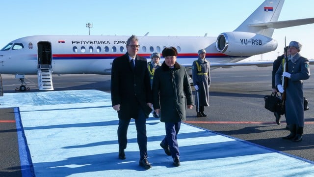 Сербия Президенти расмий ташриф билан Астанага келди