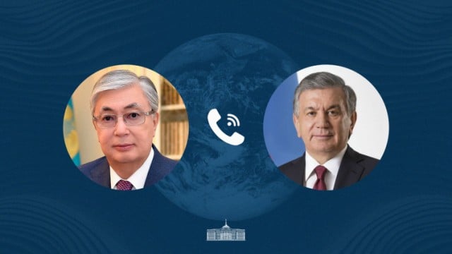 Presidents of Kazakhstan and Uzbekistan hold phone call
