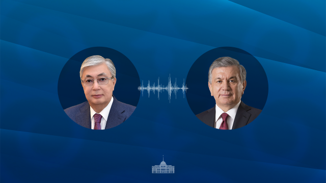 Қозоғистон ва Ўзбекистон президентлари телефон орқали суҳбатлашди