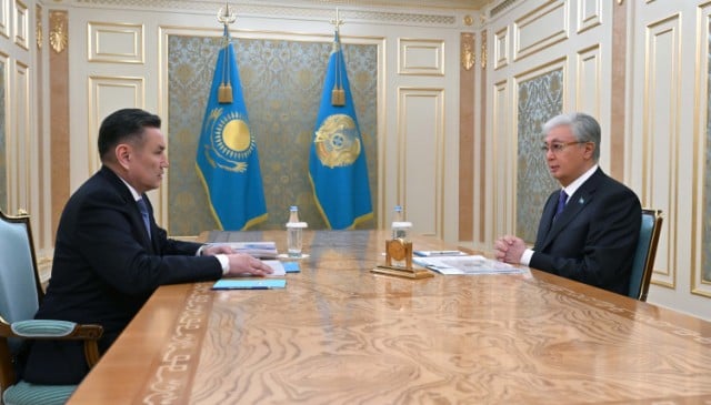 K. Tokayev, Doğu Kazakistan İli Valisini kabul etti