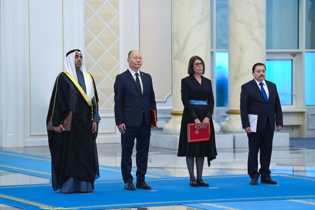 Қ. Тоқаев бірқатар мемлекет елшілерінен сенім грамоталарын қабылдады