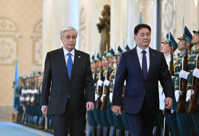 Kazakh, Mongolian Presidents hold talks