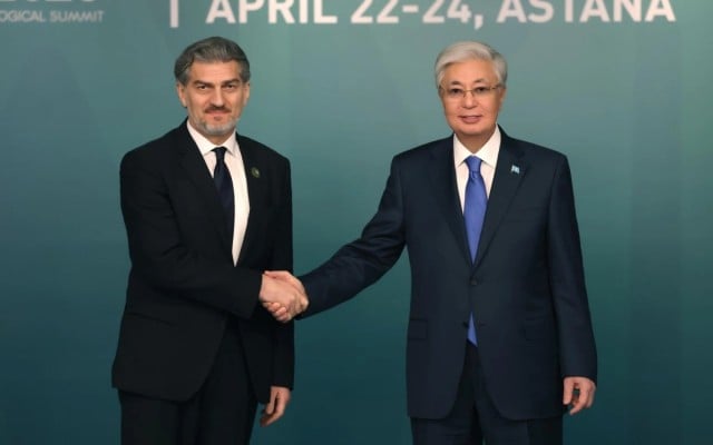 K. Tokayev, Gürcistan Cumhurbaşkani ile görüştü