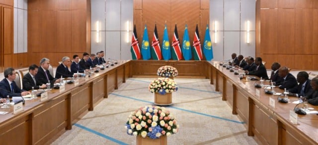 Kazakh, Kenyan Presidents hold talks