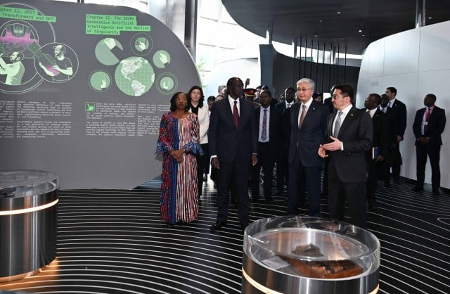 Kazakistan ve Kenya Cumhurbaşkanları Alem.Ai Merkezi ile Uluslararası Finans Merkezi’ni ziyaret etti