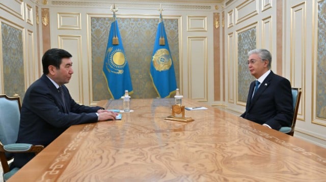 Kazakh President receives Mazhilis Chairman
