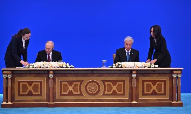 Қозоғистон ва Россия Президентлари тор таркибда музокара юритди