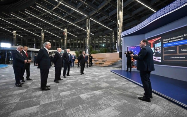 Главы государств – членов ЕАЭС посетили выставку цифровых решений