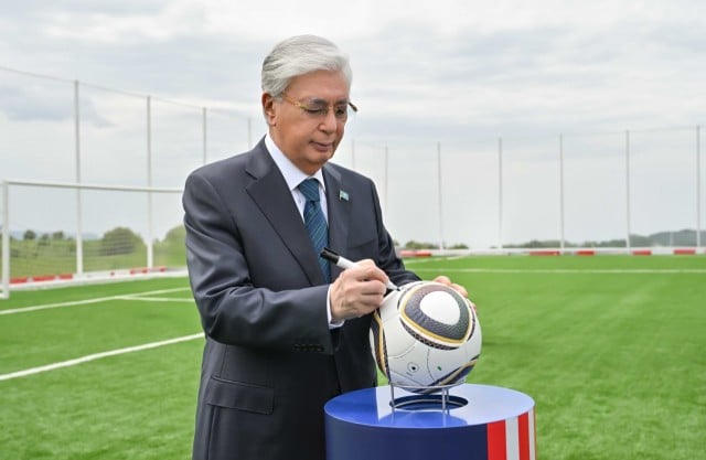 Kazakh President visits several facilities in Almaty region
