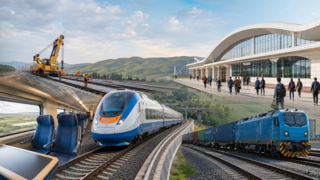Қозоғистонда темирйўл тармоғи кенгайтирилади