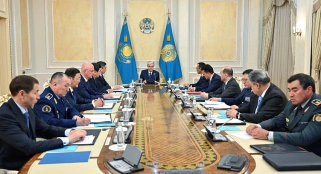 Казакстандын Президенти Коопсуздук кеңешинин жыйынын өткөрдү