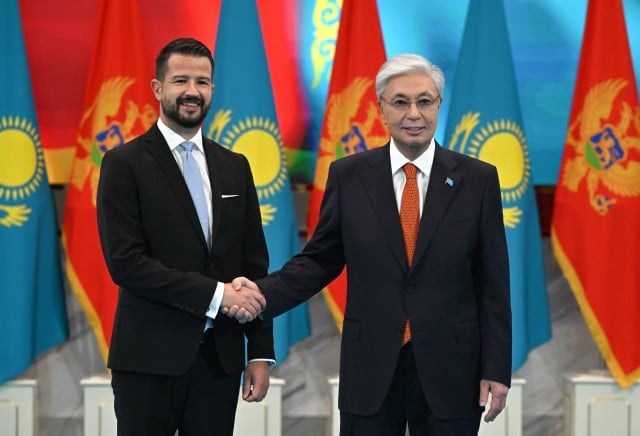 Қазақстан мен Черногория Президенттері келіссөз жүргізді