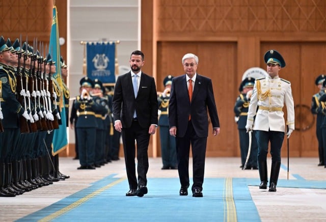 Presidents of Kazakhstan and Montenegro hold talks
