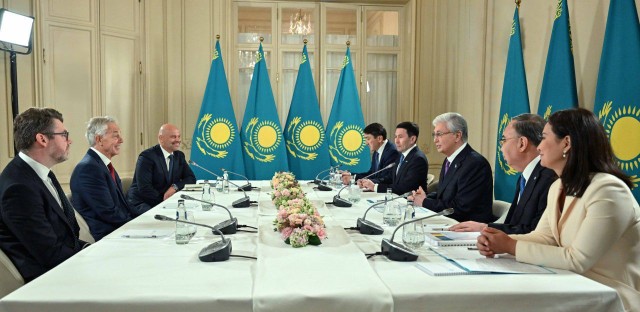 Президент Казахстана встретился с представителями ведущих компаний Европы