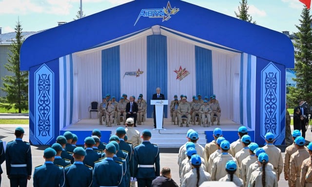Military-Patriotic Gathering Aibyn held in Akmola region