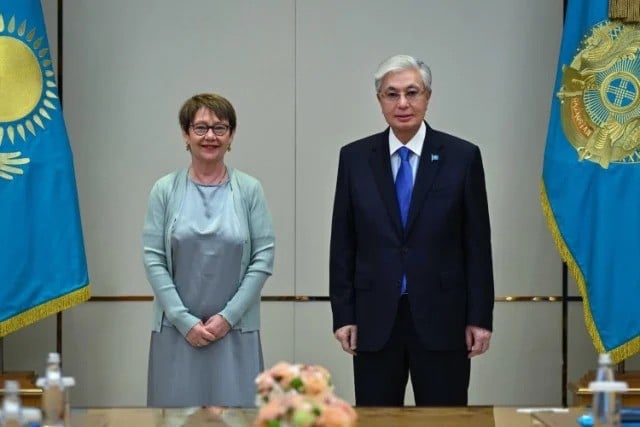 Kazakistan Cumhurbaşkanı Yatrımcılarla bir dizi görüşme gerçekleştirdi