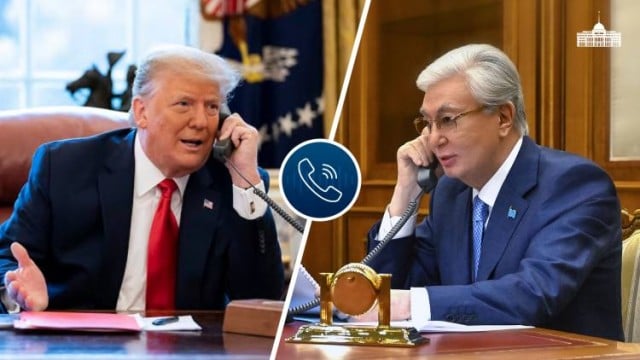 President Kassym-Jomart Tokayev Holds a Phone Conversation with U.S. President Donald Trump