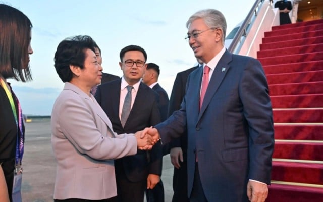 Kazakh President on working visit to China