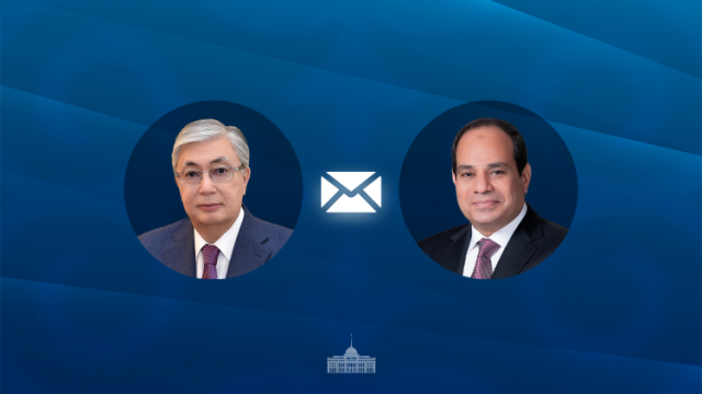 Kassym-Jomart Tokayev sends congratulatory telegram to Egyptian President